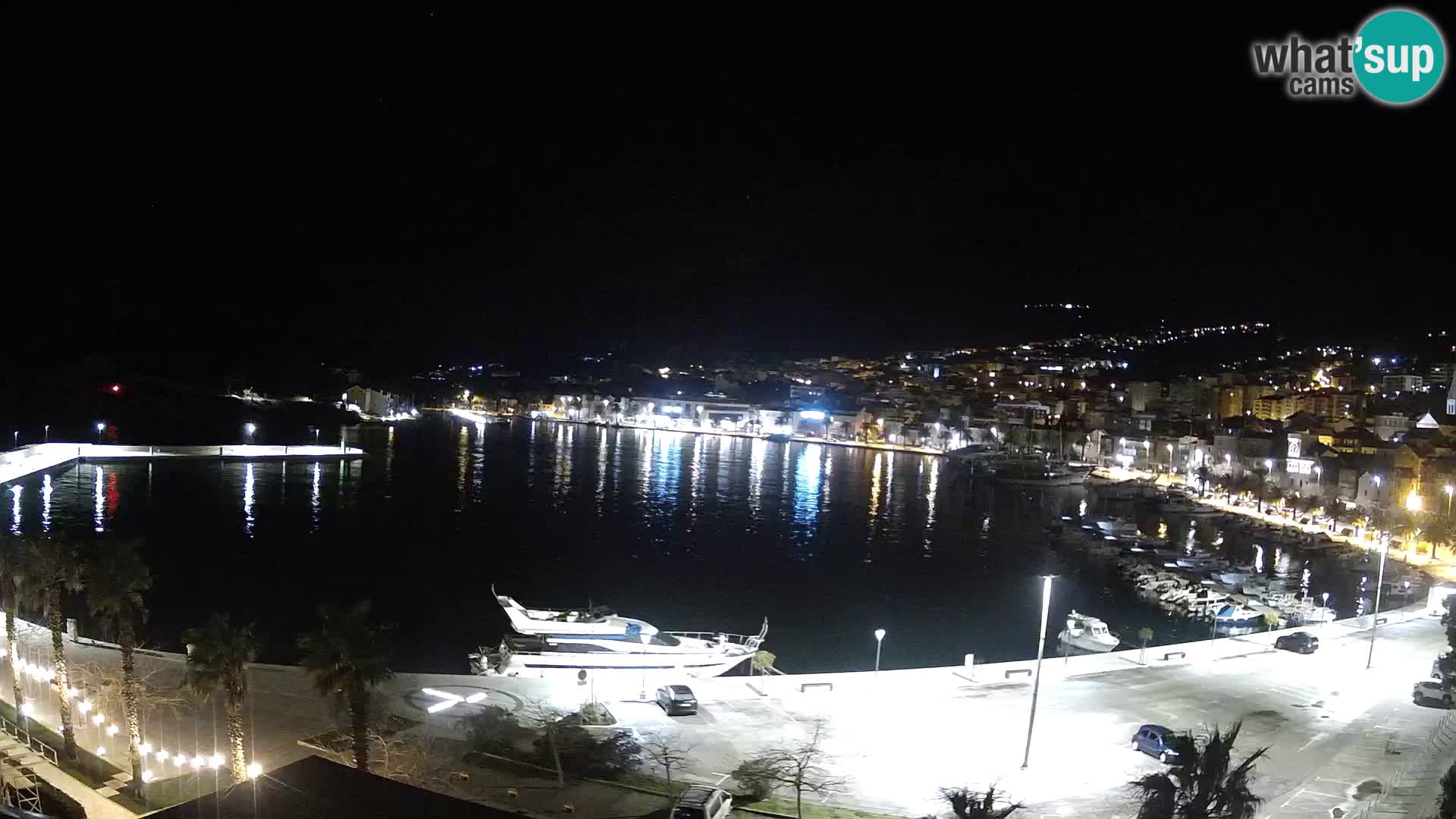 Webcam Makarska ‘s seaside promenade