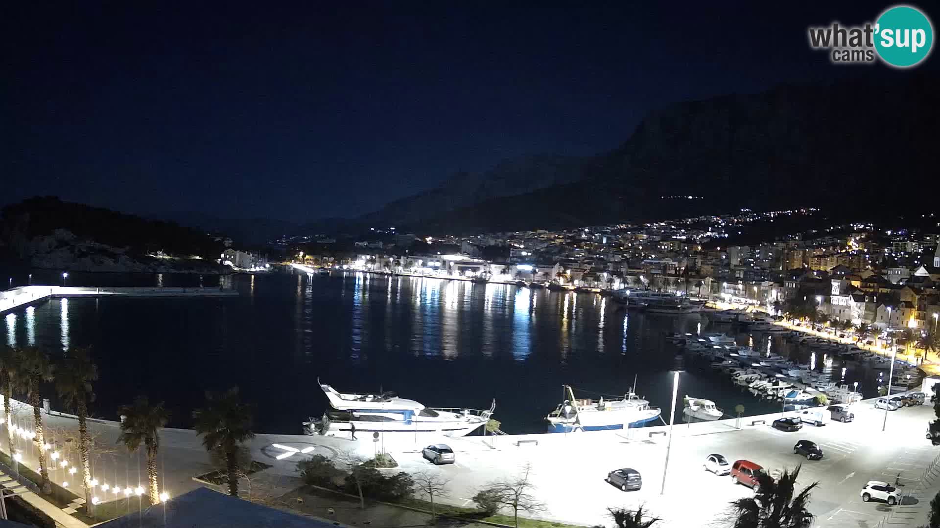 Webcam Makarska paseo junto al mar