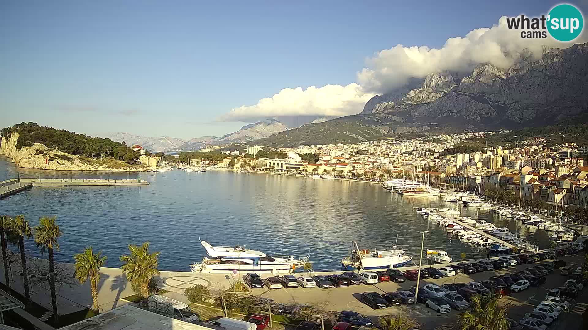 Webcam Makarska paseo junto al mar