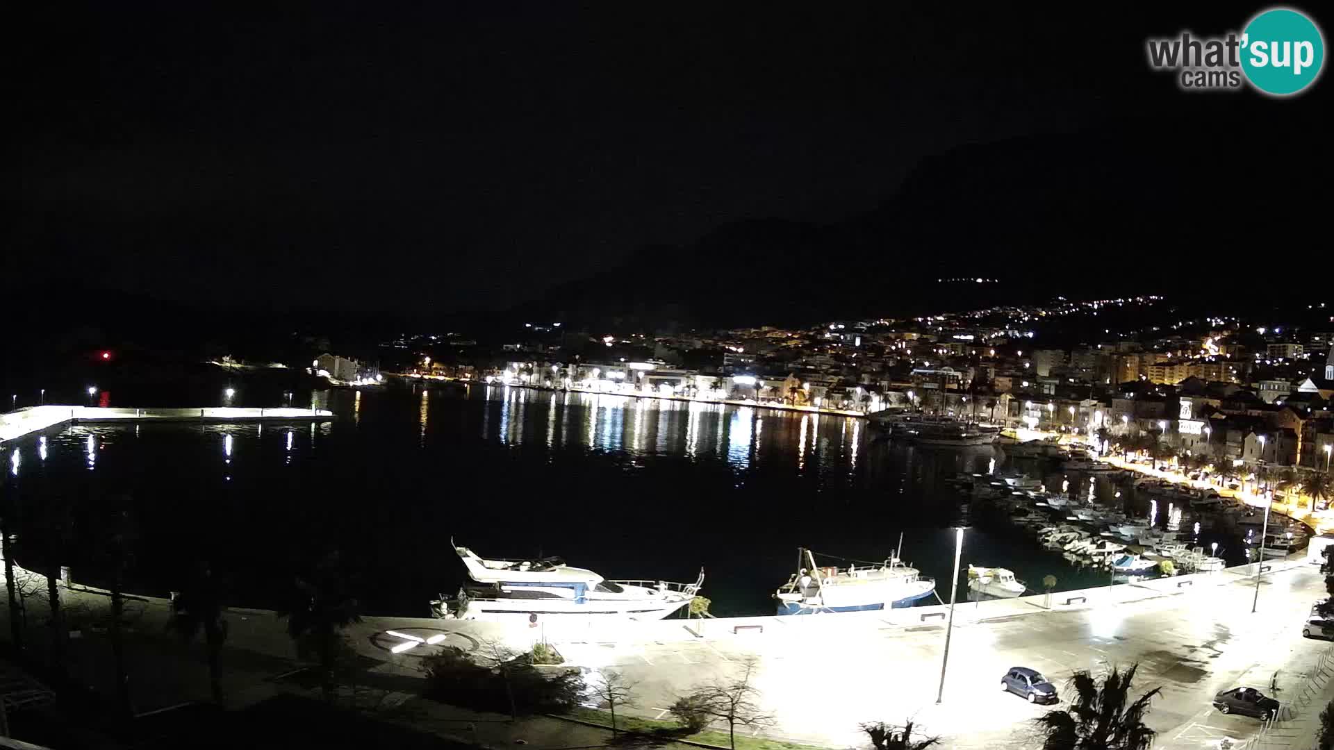 Webcam Makarska ‘s seaside promenade