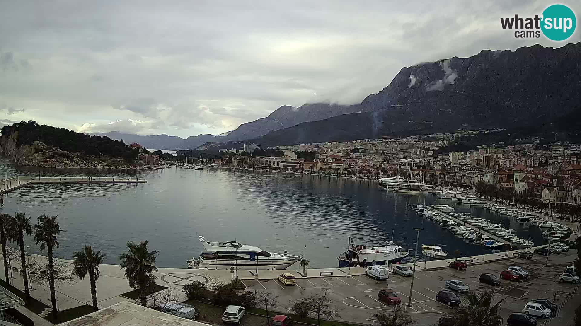 Webcam Makarska paseo junto al mar
