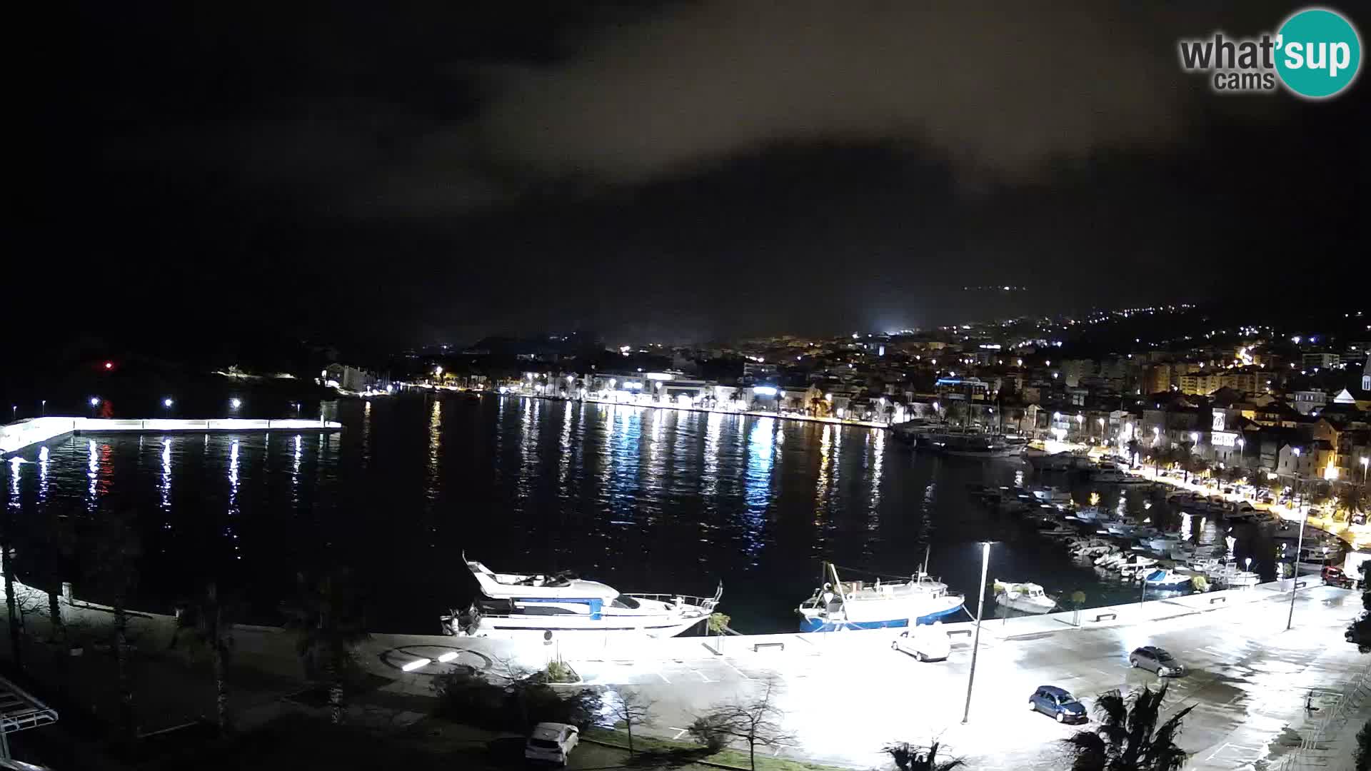 Webcam Makarska ‘s seaside promenade