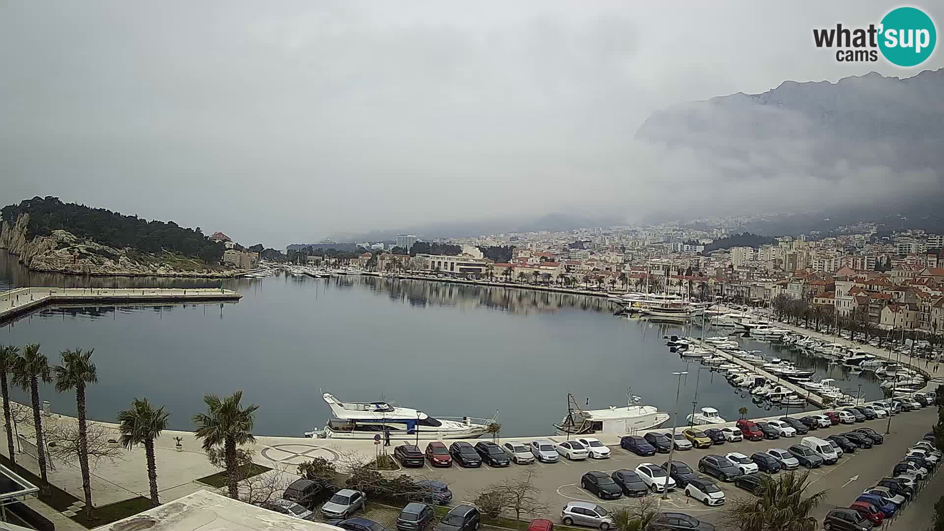 Webcam Makarska paseo junto al mar