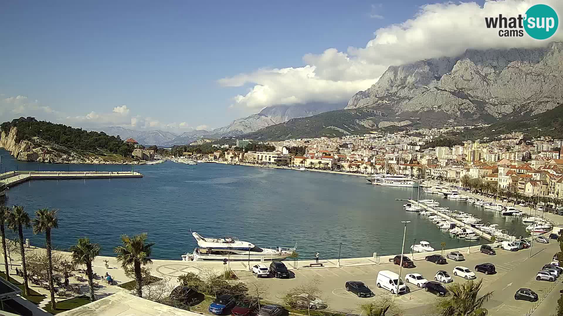 Webcam Makarska paseo junto al mar