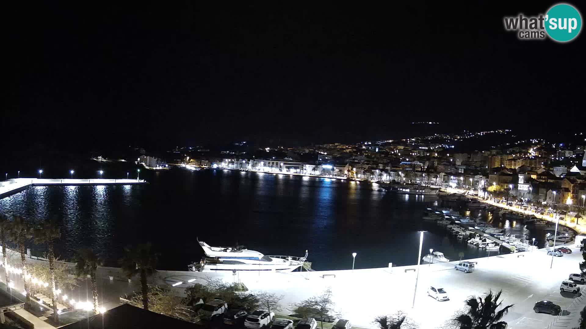 Webcam Makarska ‘s seaside promenade