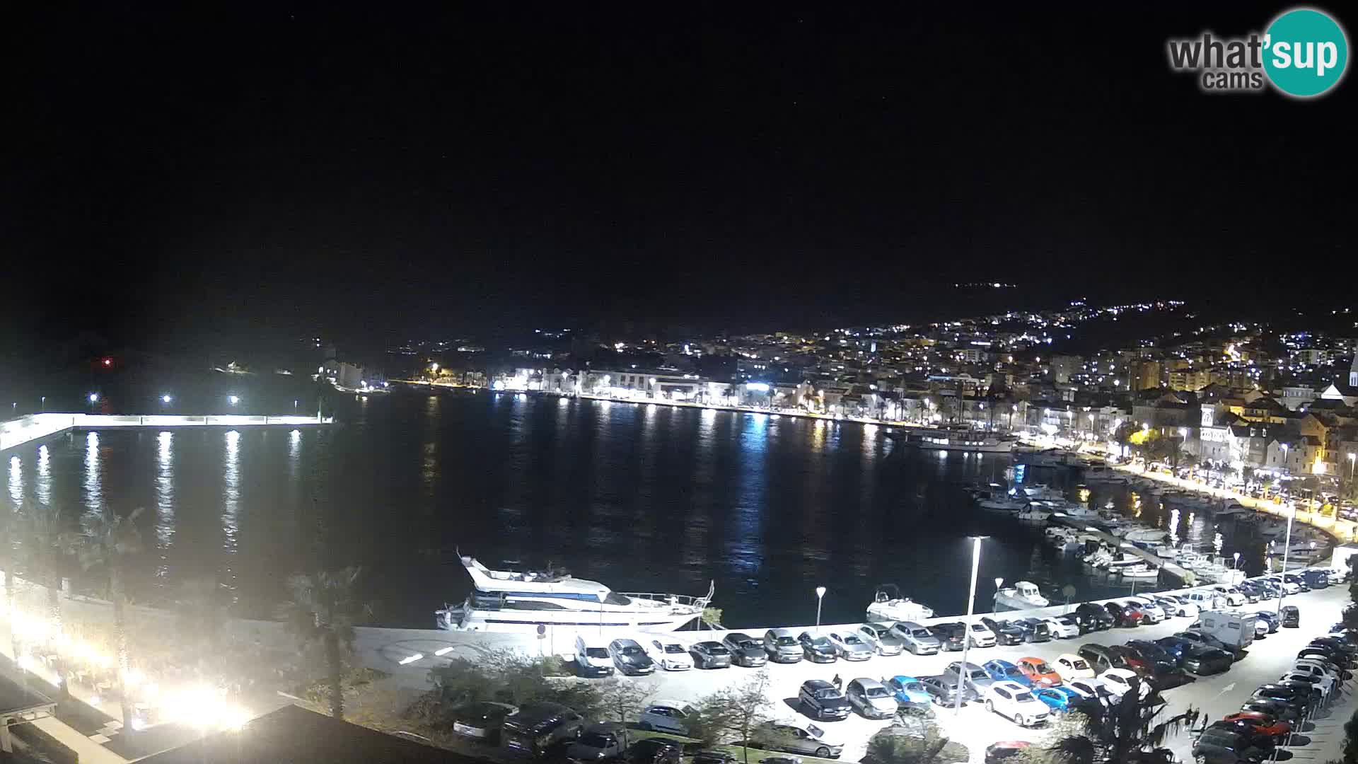 Webcam Makarska ‘s seaside promenade