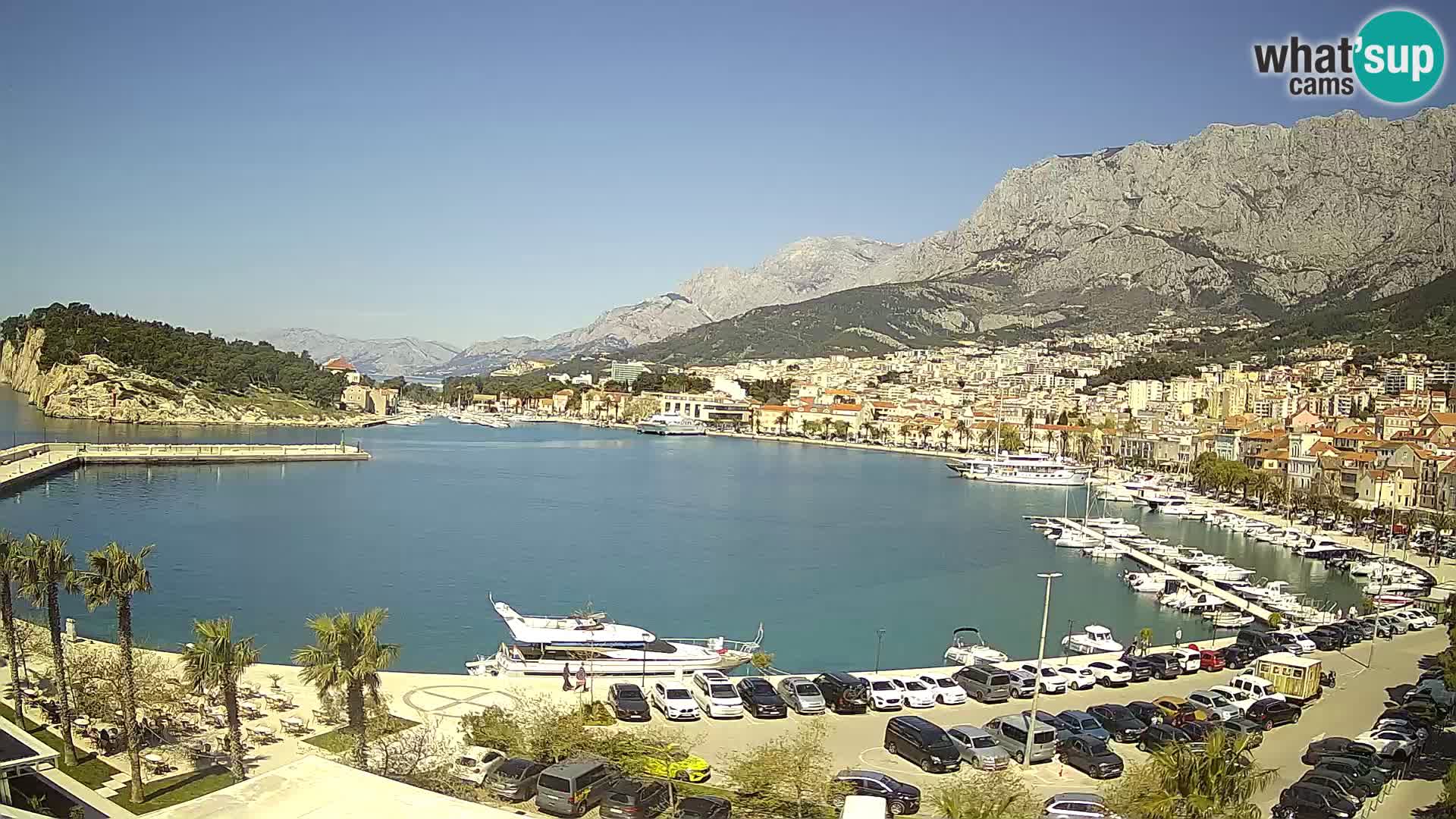 Webcam Makarska paseo junto al mar