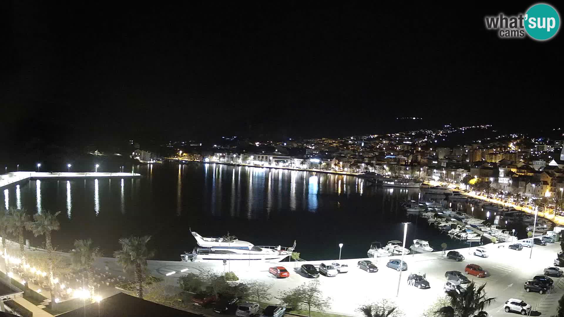 Webcam Makarska ‘s seaside promenade