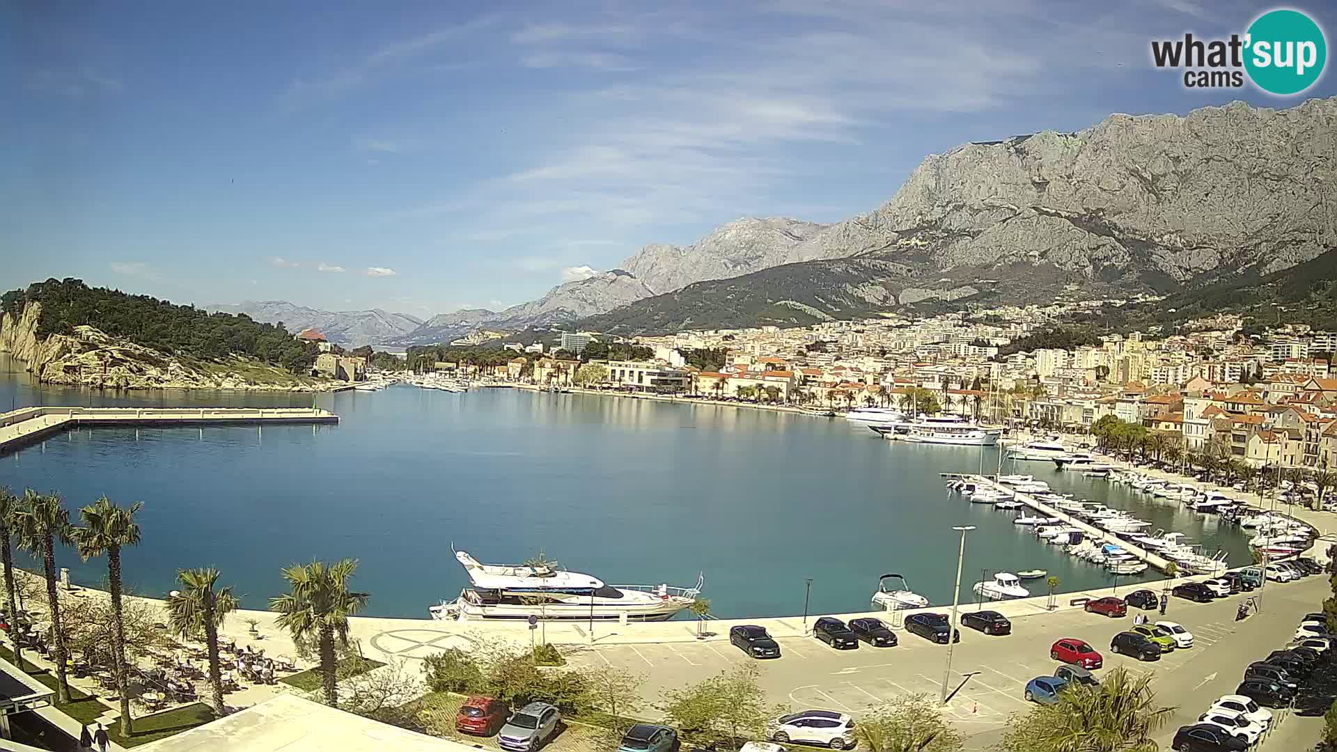 Webcam Makarska paseo junto al mar