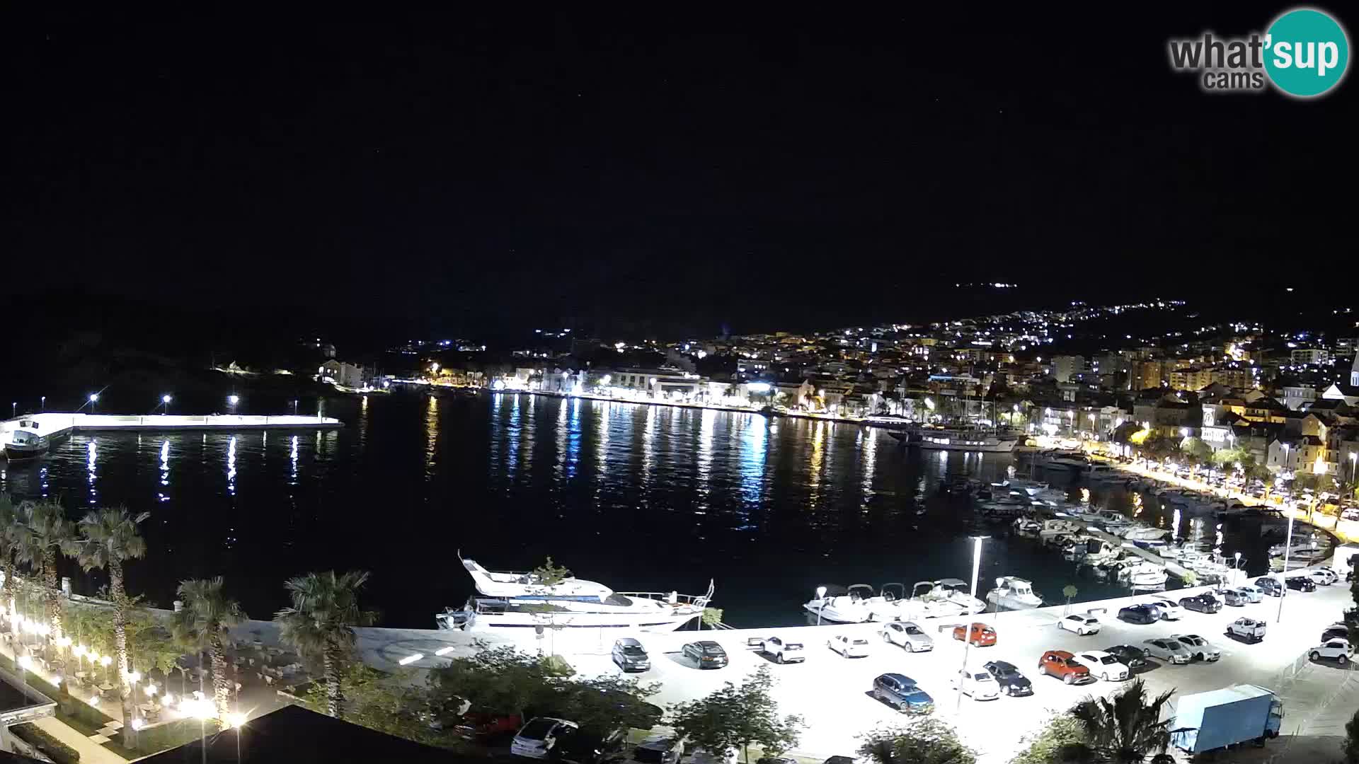 Webcam Makarska ‘s seaside promenade