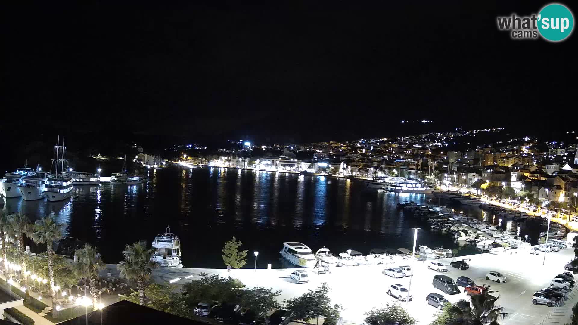 Webcam Makarska ‘s seaside promenade