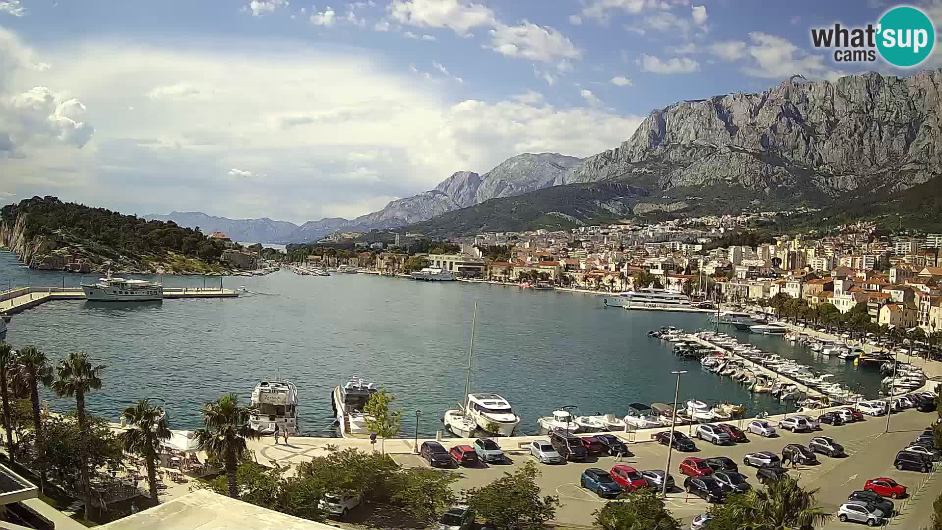 Webcam Makarska paseo junto al mar