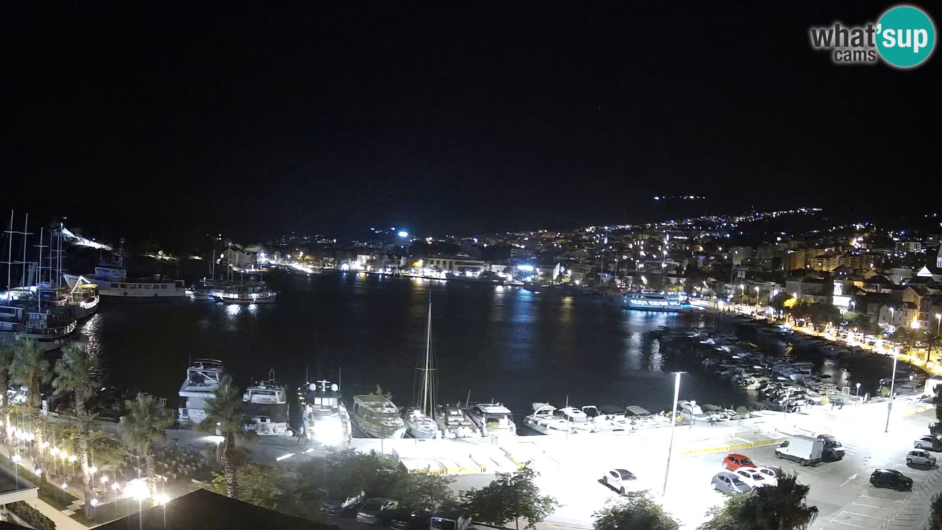 Webcam Makarska ‘s seaside promenade