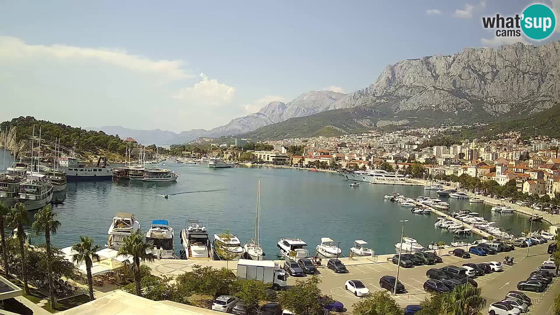 Webcam Makarska paseo junto al mar