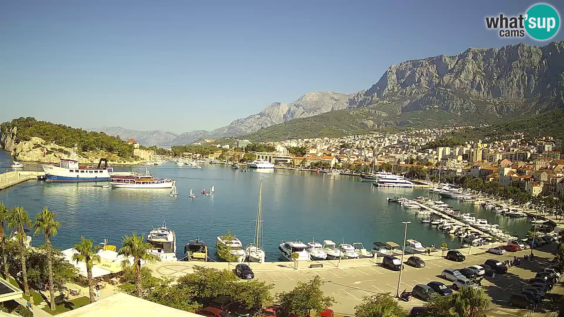 Webcam Makarska paseo junto al mar