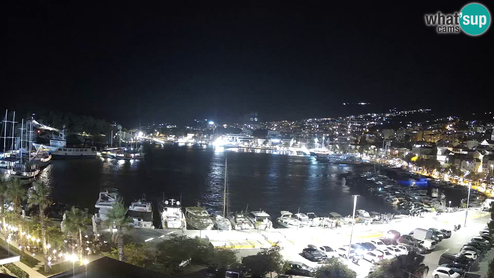 Webcam Makarska ‘s seaside promenade