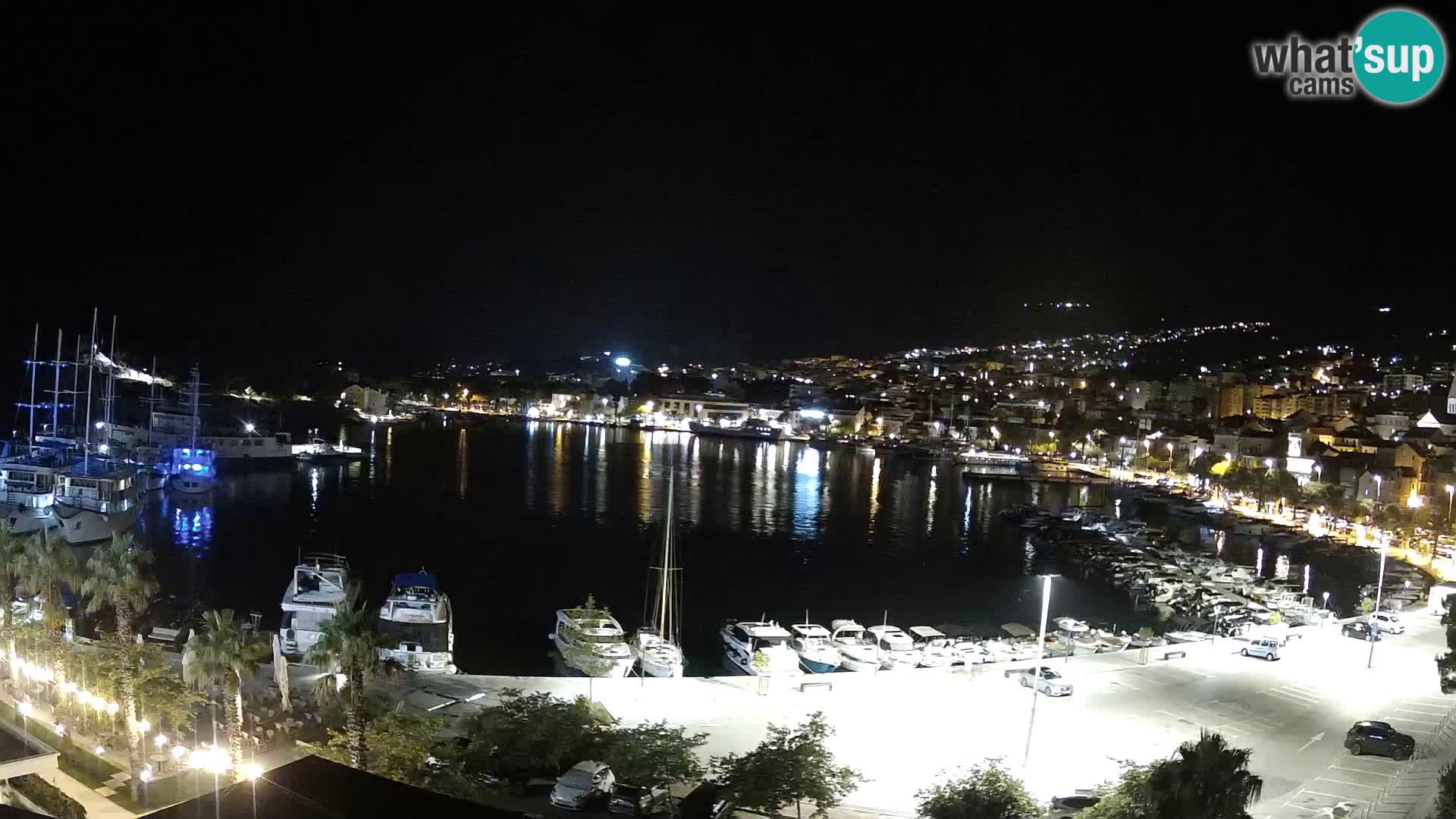 Webcam Makarska ‘s seaside promenade