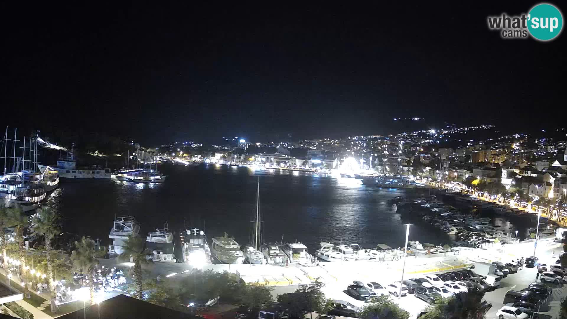 Webcam Makarska ‘s seaside promenade