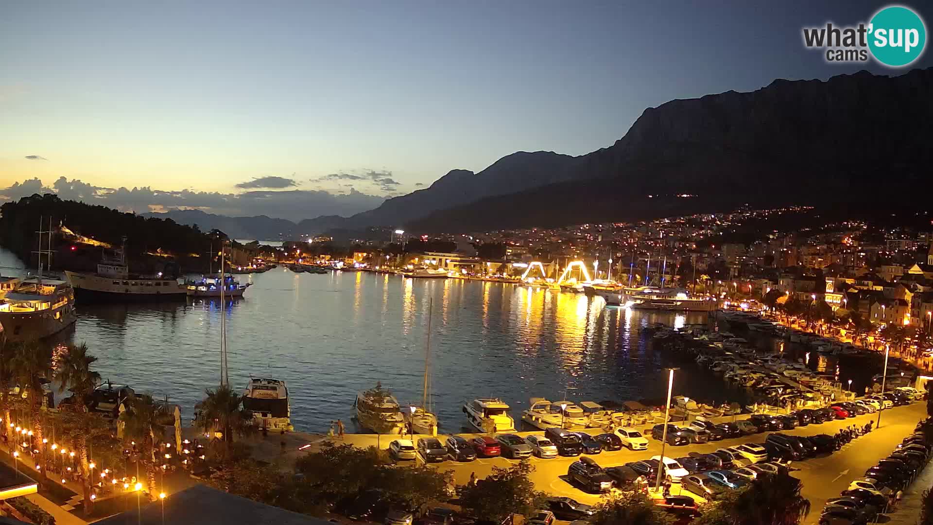 Webcam Makarska paseo junto al mar