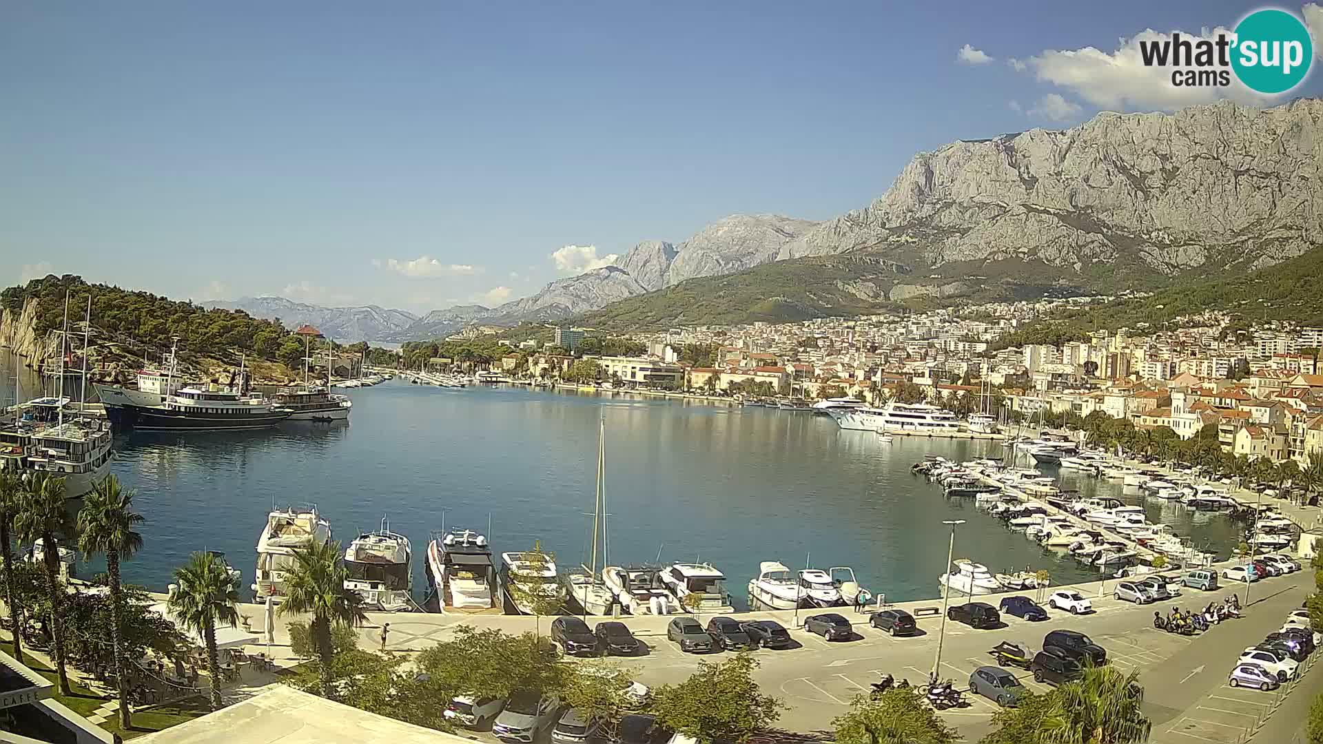 Webcam Makarska paseo junto al mar