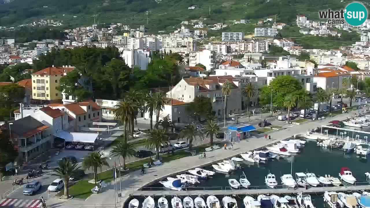 Stupendo panorama di Makarska livecam