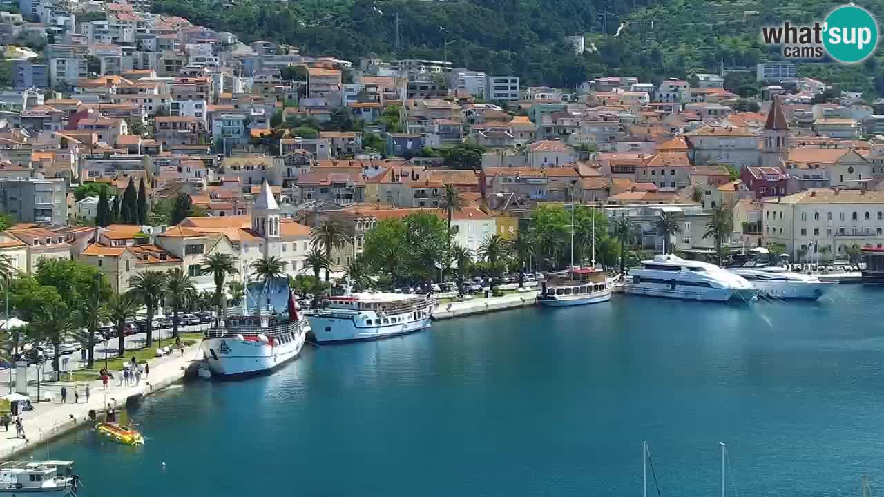 Stupendo panorama di Makarska livecam