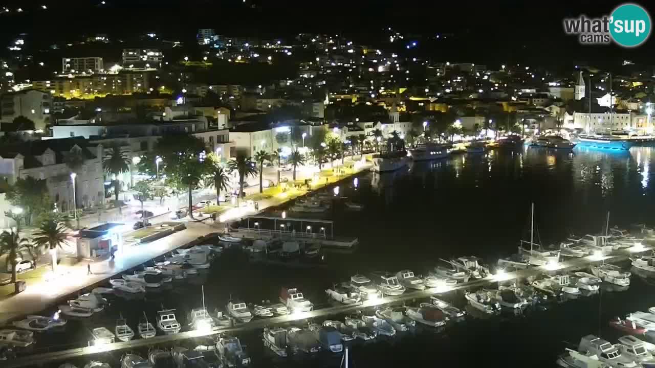 Stupendo panorama di Makarska livecam