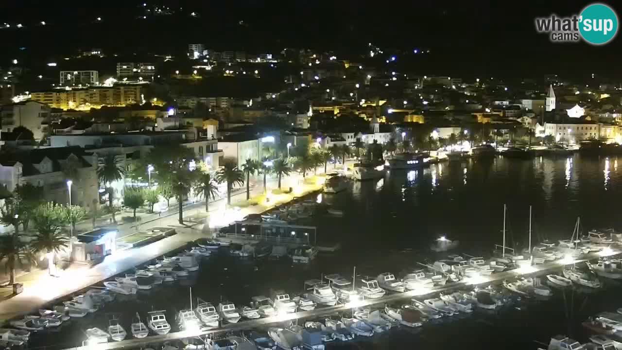 Stupendo panorama di Makarska livecam