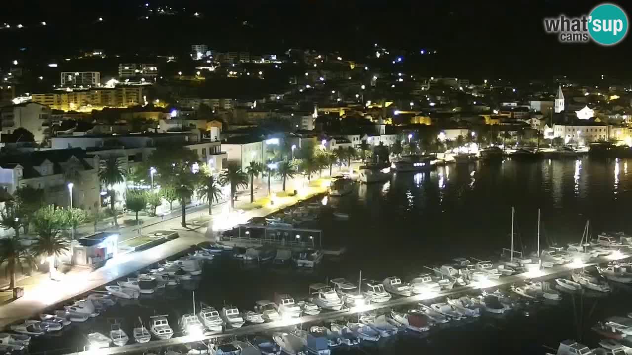 Stupendo panorama di Makarska livecam