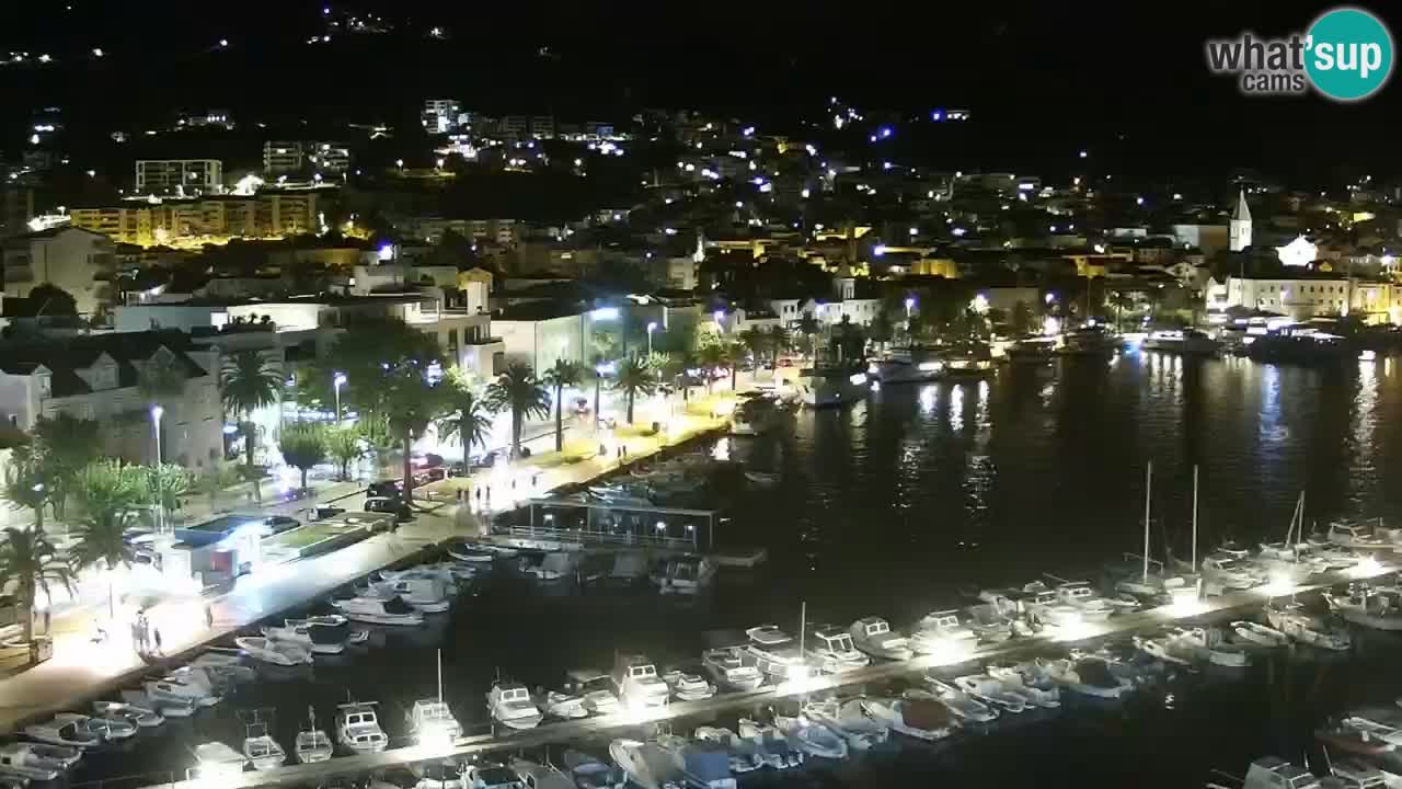 Stupendo panorama di Makarska livecam