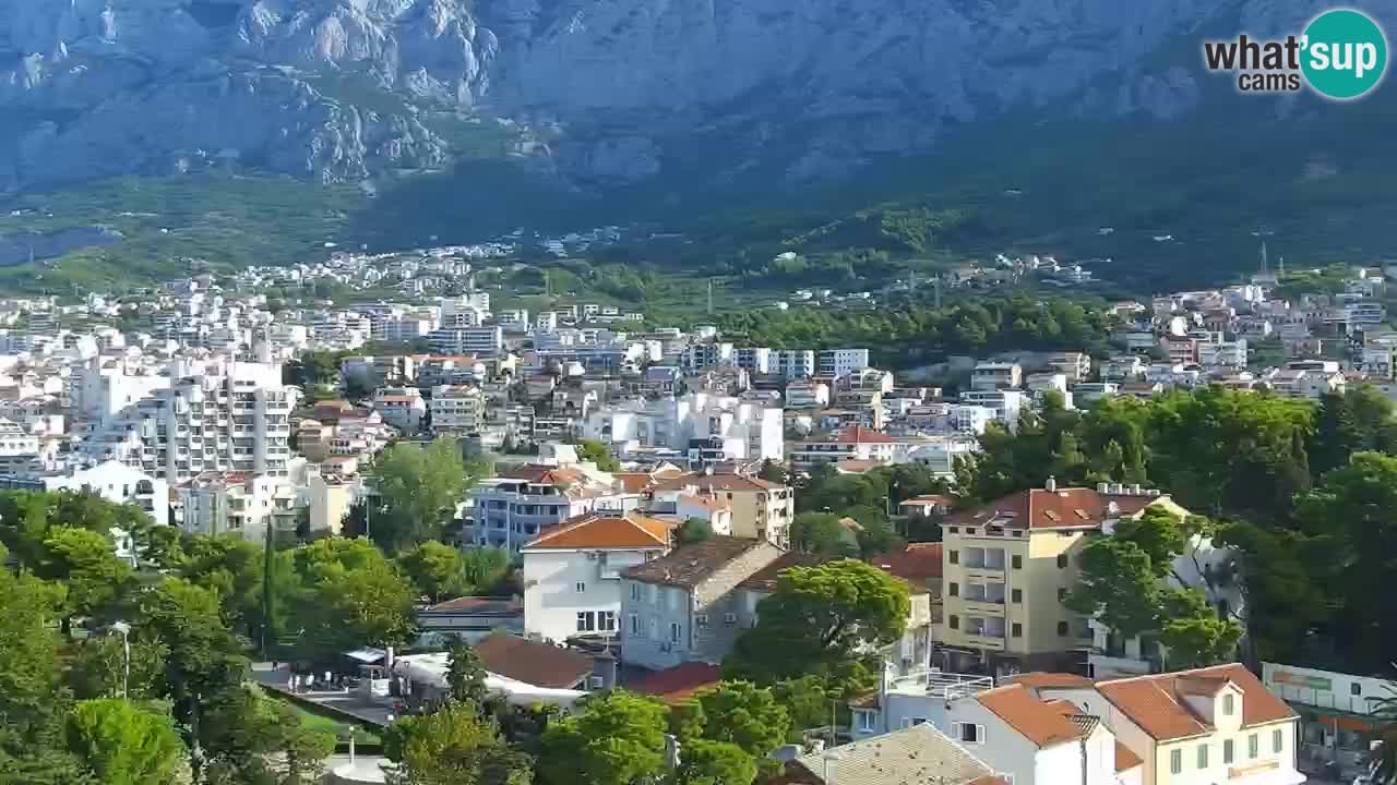 Panorama Makarska webcam