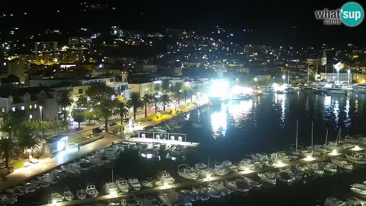 Stupendo panorama di Makarska livecam