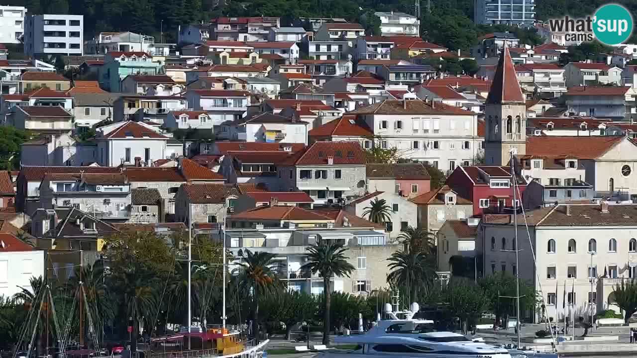 Stupendo panorama di Makarska livecam