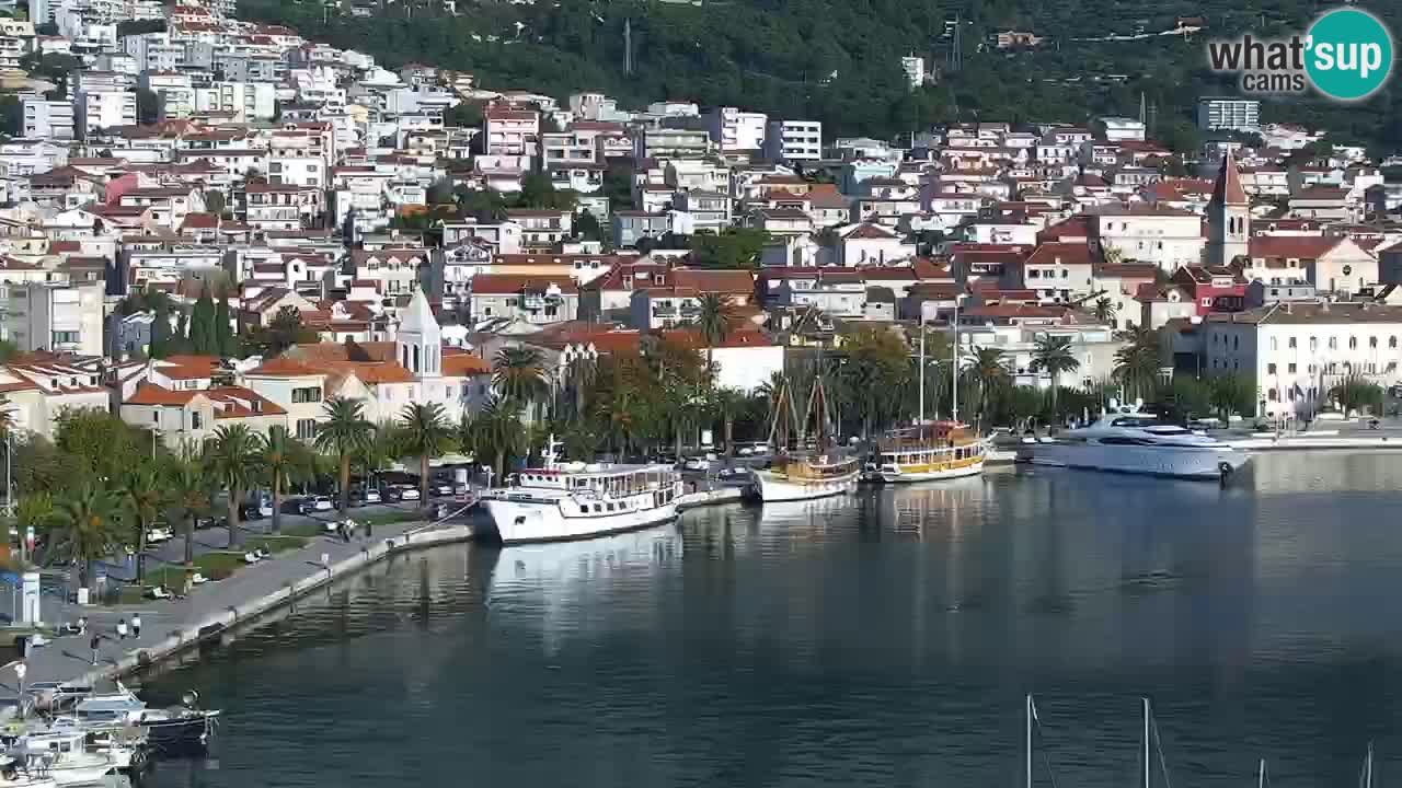 Stupendo panorama di Makarska livecam