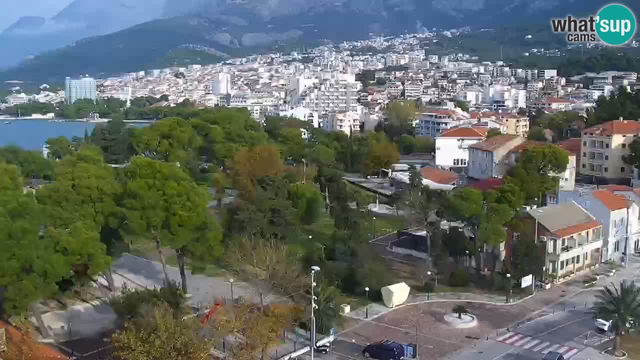 Stupendo panorama di Makarska livecam