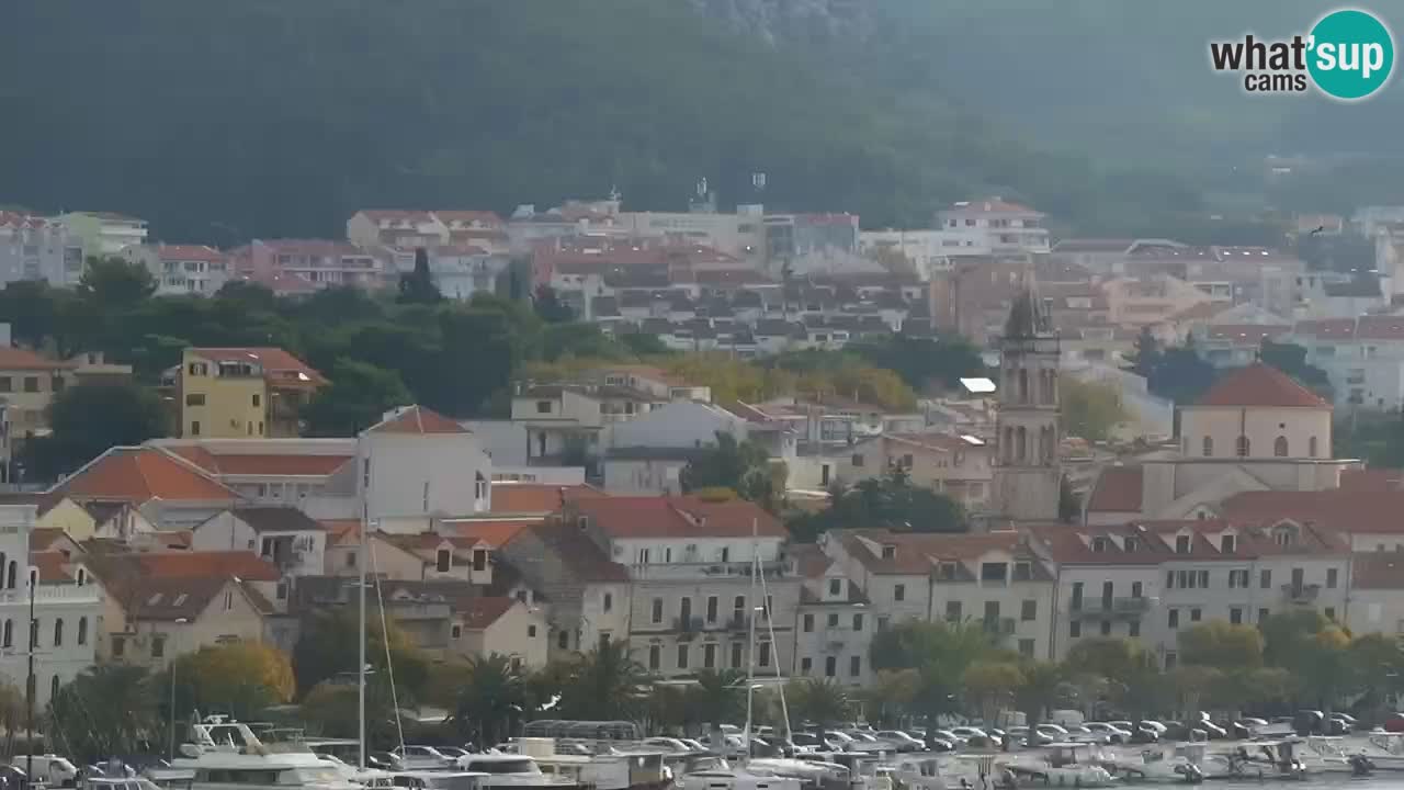 Stupendo panorama di Makarska livecam