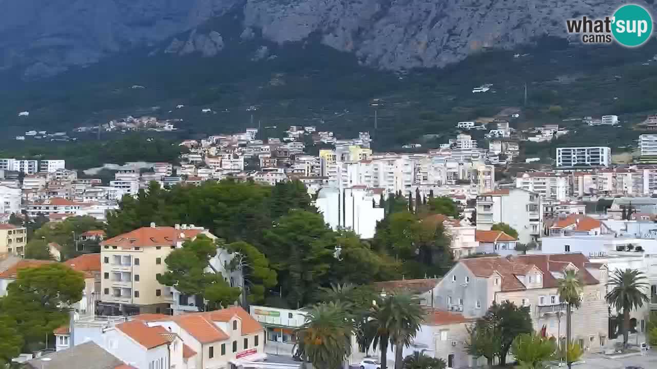 Panorama Makarska webcam