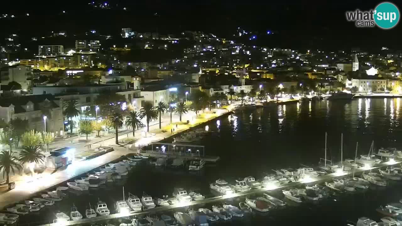 Stupendo panorama di Makarska livecam