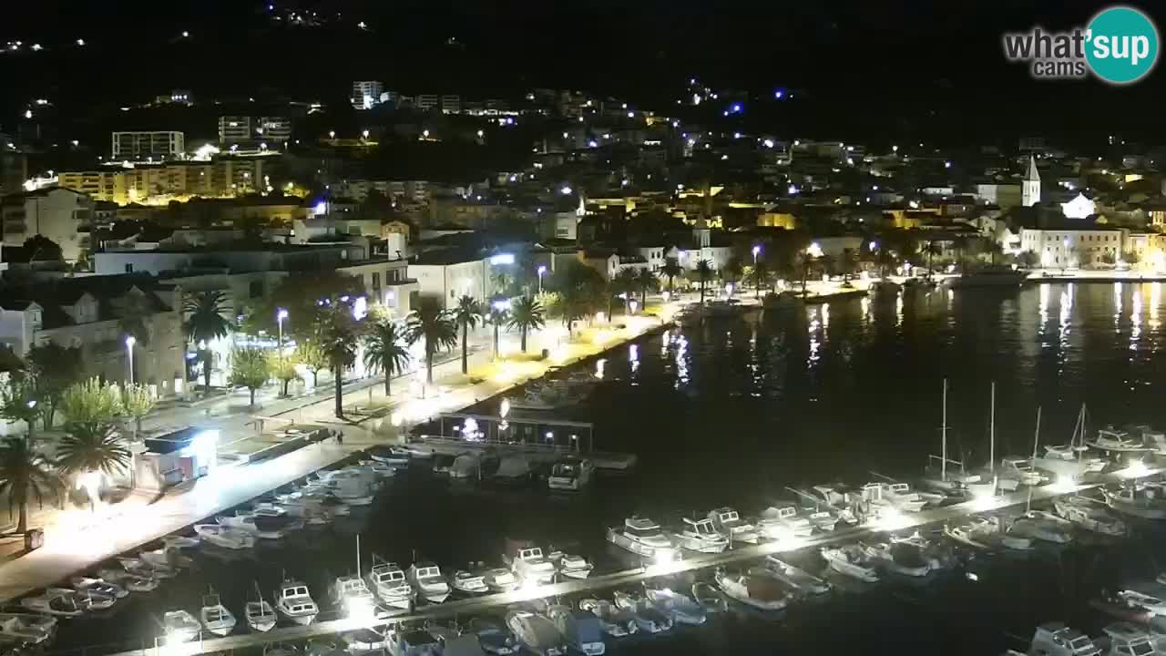 Stupendo panorama di Makarska livecam