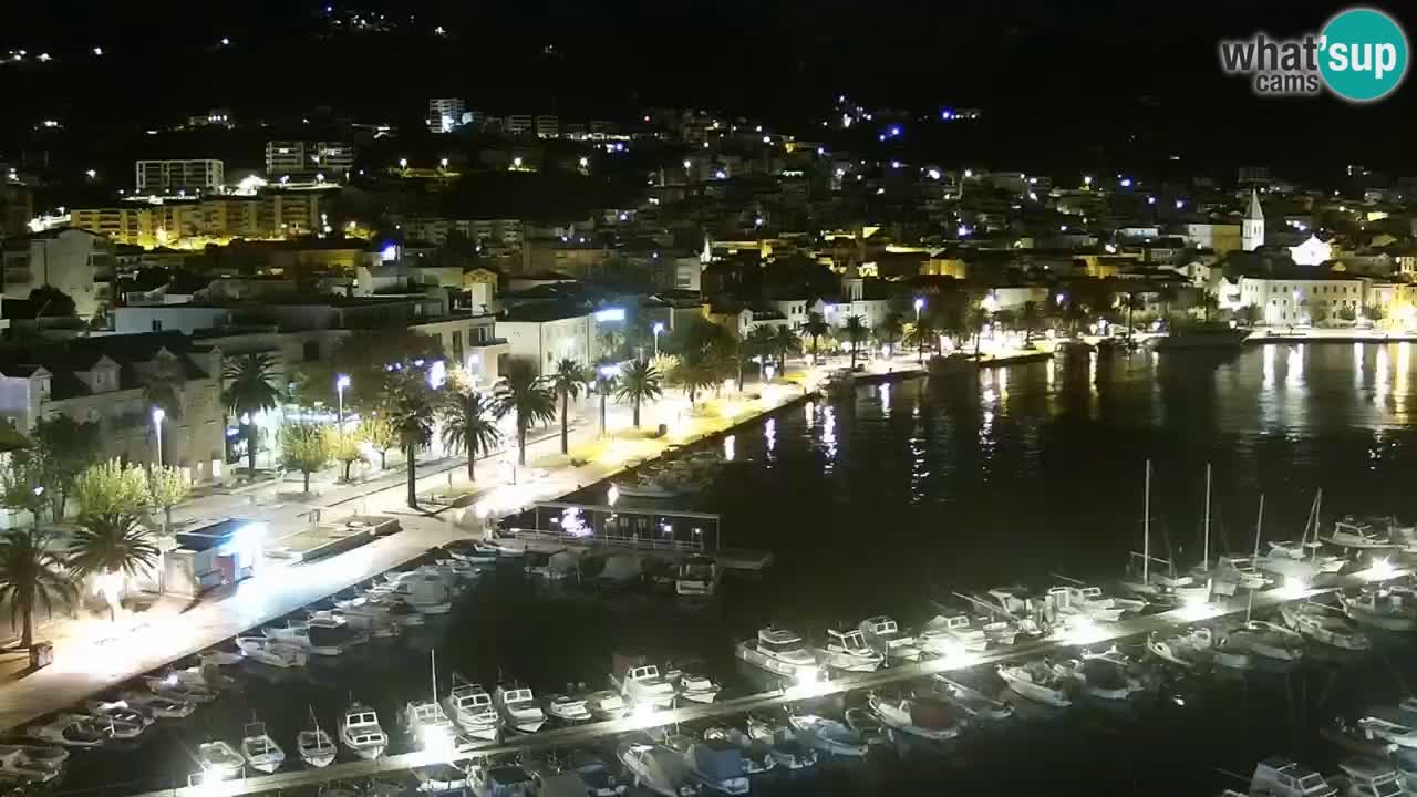 Stupendo panorama di Makarska livecam