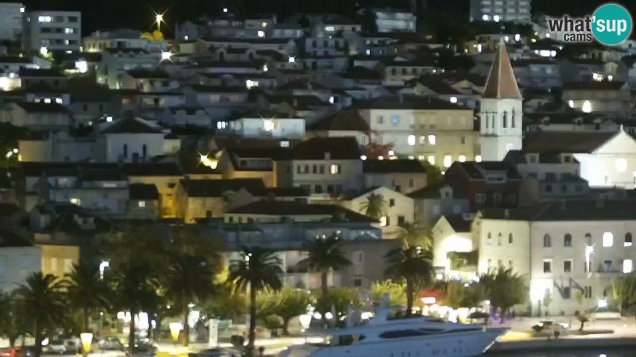 Stupendo panorama di Makarska livecam