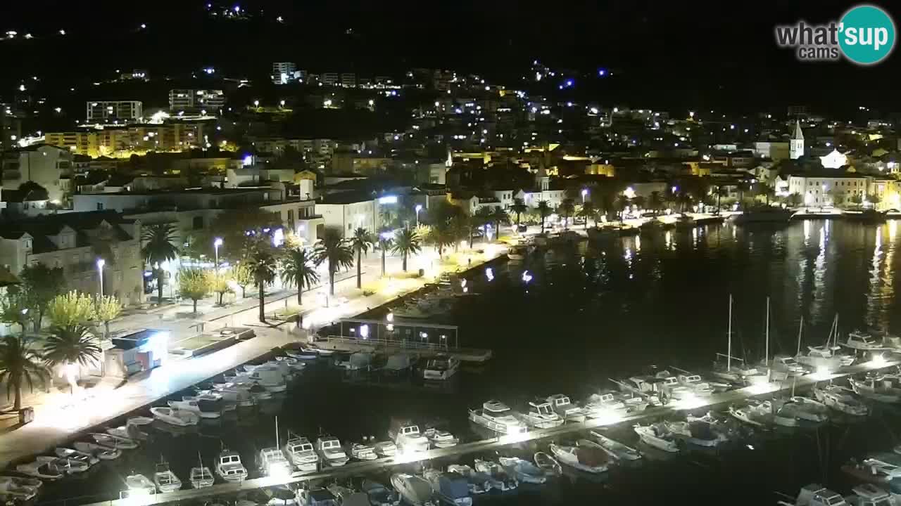 Stupendo panorama di Makarska livecam