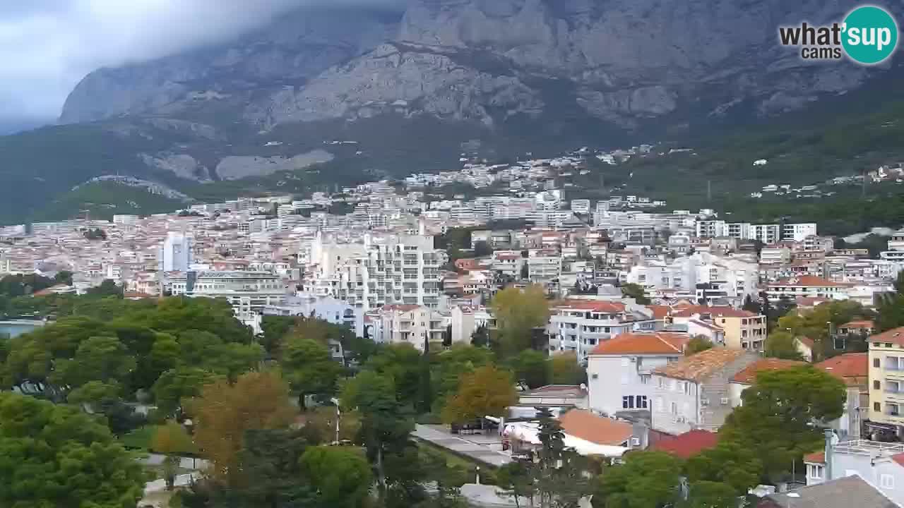 Stupendo panorama di Makarska livecam