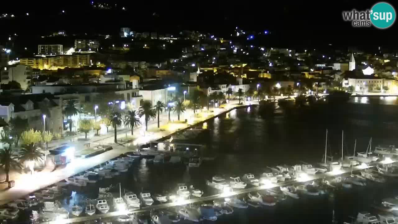 Stupendo panorama di Makarska livecam