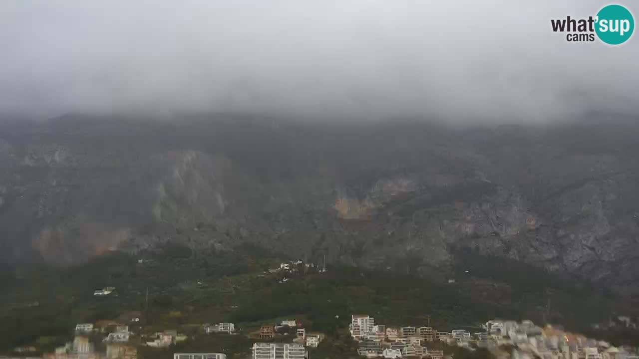 Stupendo panorama di Makarska livecam