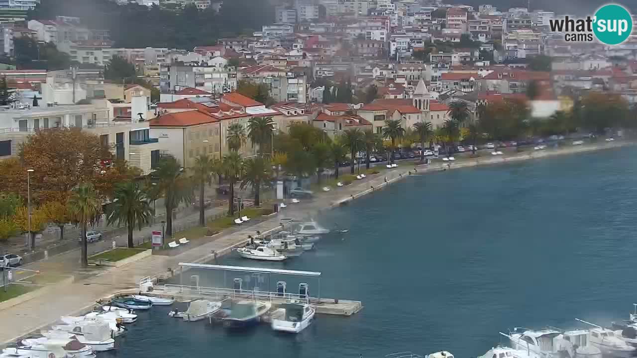 Stupendo panorama di Makarska livecam