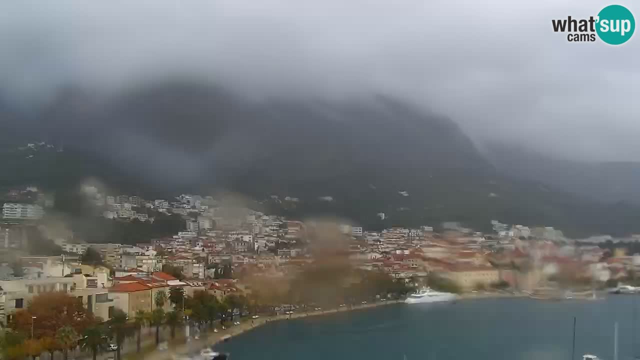 Stupendo panorama di Makarska livecam