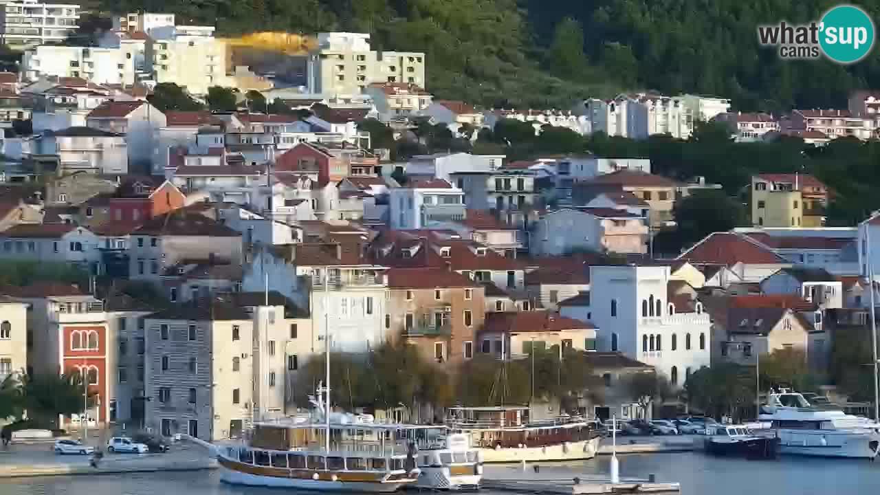 Stupendo panorama di Makarska livecam