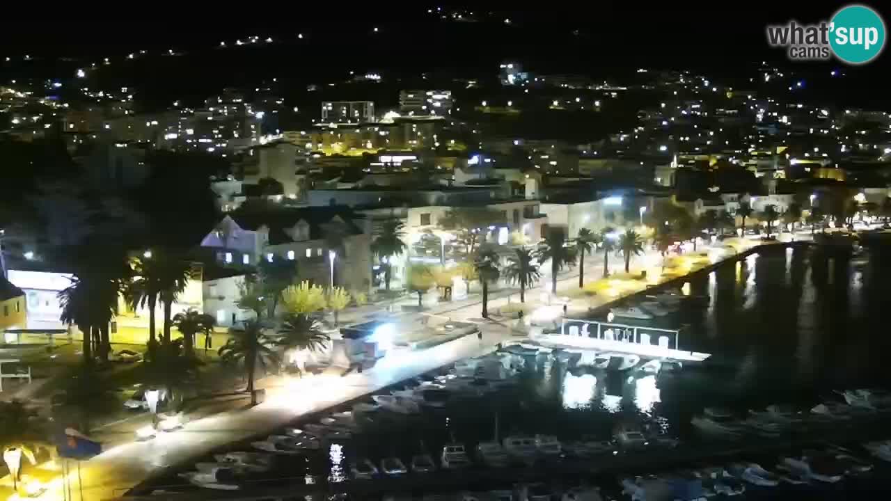 Stupendo panorama di Makarska livecam