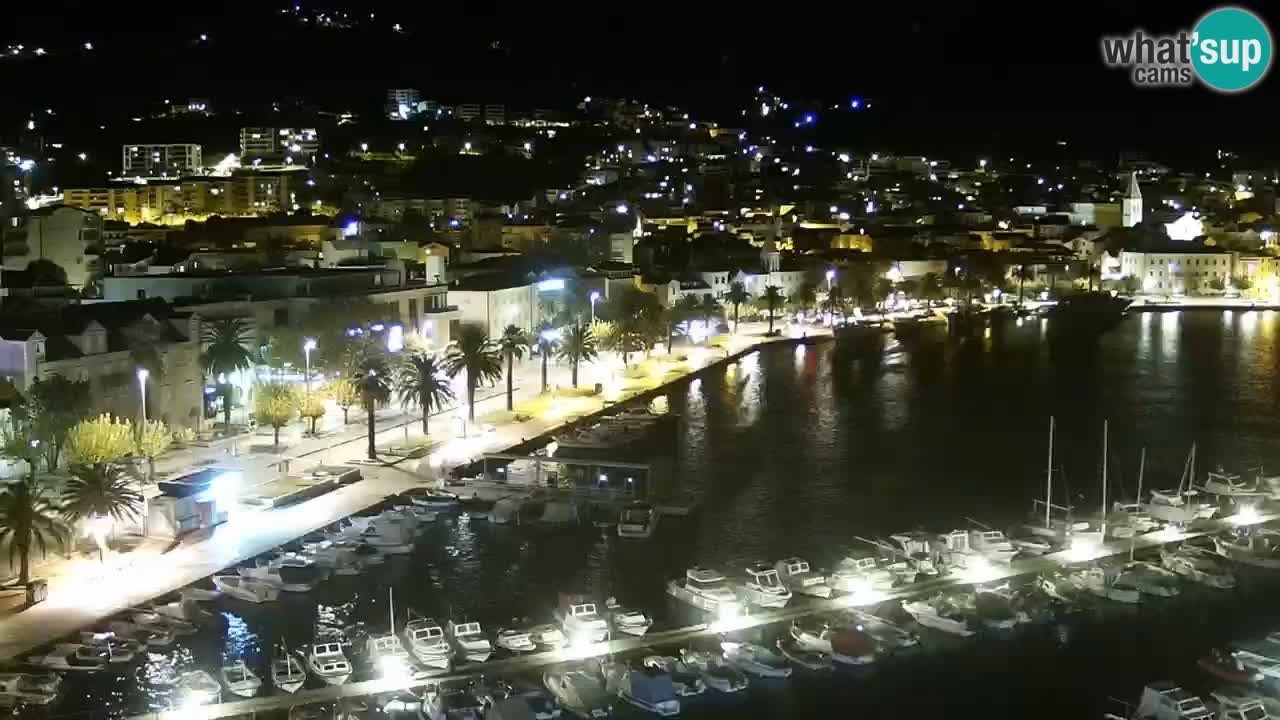 Stupendo panorama di Makarska livecam